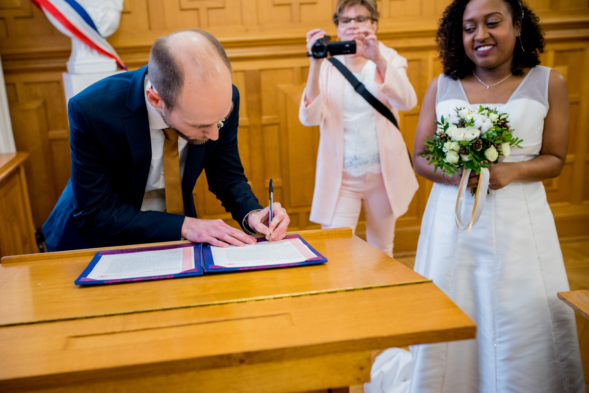 Photographe mariage mairie Lille