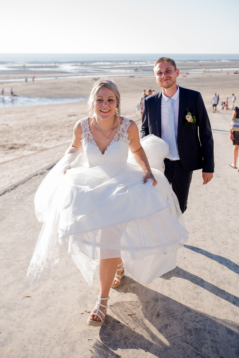Photographe mariage Hauts de France plage